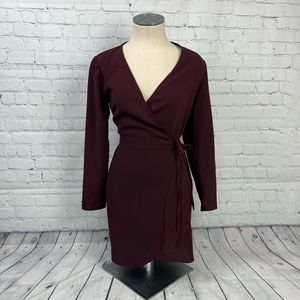 Topshop Wrap Mini Dress